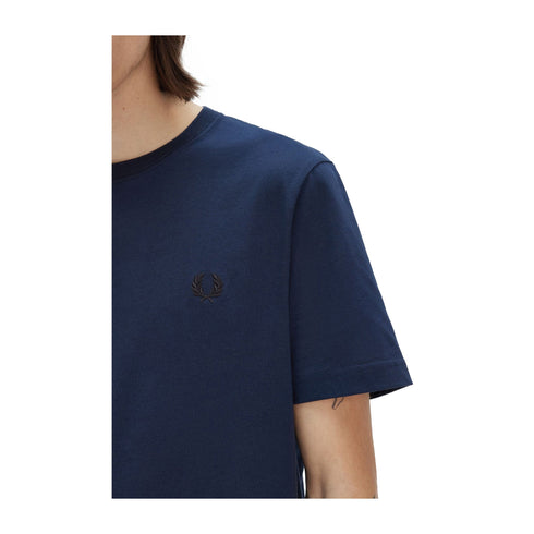 Fred Perry T-shirt T-shirt Uomo Crew Neck con ricamo S P25 - FRED PERRYM1600 - X86 - S - Francavilla Moda